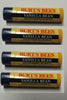 Burt's Bees Moisturizing Lip Balm, Vanilla Bean 0.15 oz, Pack of 4