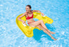 Intex Sit 'N Float Inflatable Lounges Green & Yellow 6-Pack 60" X 39"