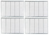 SummerHawk Ranch Queen Excluder (4-Pack)
