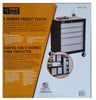 Gladiator Cadet 5-Drawer Project Center 26" Wide, Black/Silver Tread