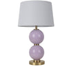 Pillowfort Glass Table Lamp with Touch On Off Purple