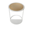 Oh Joy Round Swivel Accent Table White