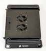 Executive Office Solutions Adjust Aluminum Laptop Desk with USB-Fans (Black)