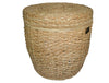 Threshold Seagrass Lidded Round Storage Basket