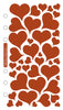 Sticko Classic Stickers, Foil Hearts