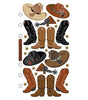 Stickopotamus Stickers Cowboy Hats and Boots