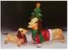 Trim A Home Mama Dachshund and Baby Dachshund 26" x 17"