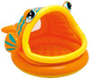 Intex Lazy Fish Inflatable Baby Pool, 49" X 43" X 28", for Ages 1-3