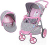 Hauck 2 in 1 Doll Travel System with Car Seat and Stroller