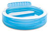 Intex 57190ep Inflatable 88"L x 85"W x 30"H Family Lounge Pool with Built-in ...