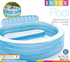 Intex 57190ep Inflatable 88"L x 85"W x 30"H Family Lounge Pool with Built-in ...