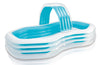 Intex Family Cabana Swim Center Pool for Ages 3 and up 122 x 74 x 51" Blue and White
