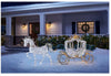 Home Accents Holiday 58 in 180-Light LED Carriage with 43 in LED Horse