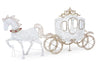 Home Accents Holiday 58 in 180-Light LED Carriage with 43 in LED Horse