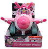Kiddieland Disney Minnie Lights N' Sounds 4-in-1 Activity Plane - Pink