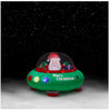 Trim A Home 5FT Inflatable Santa in Flying Saucer 60" x 60" x 43"