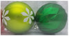 CG Hunter Holiday 6 Piece Shatter Resistant 6" Large Ornaments Green, Red & White