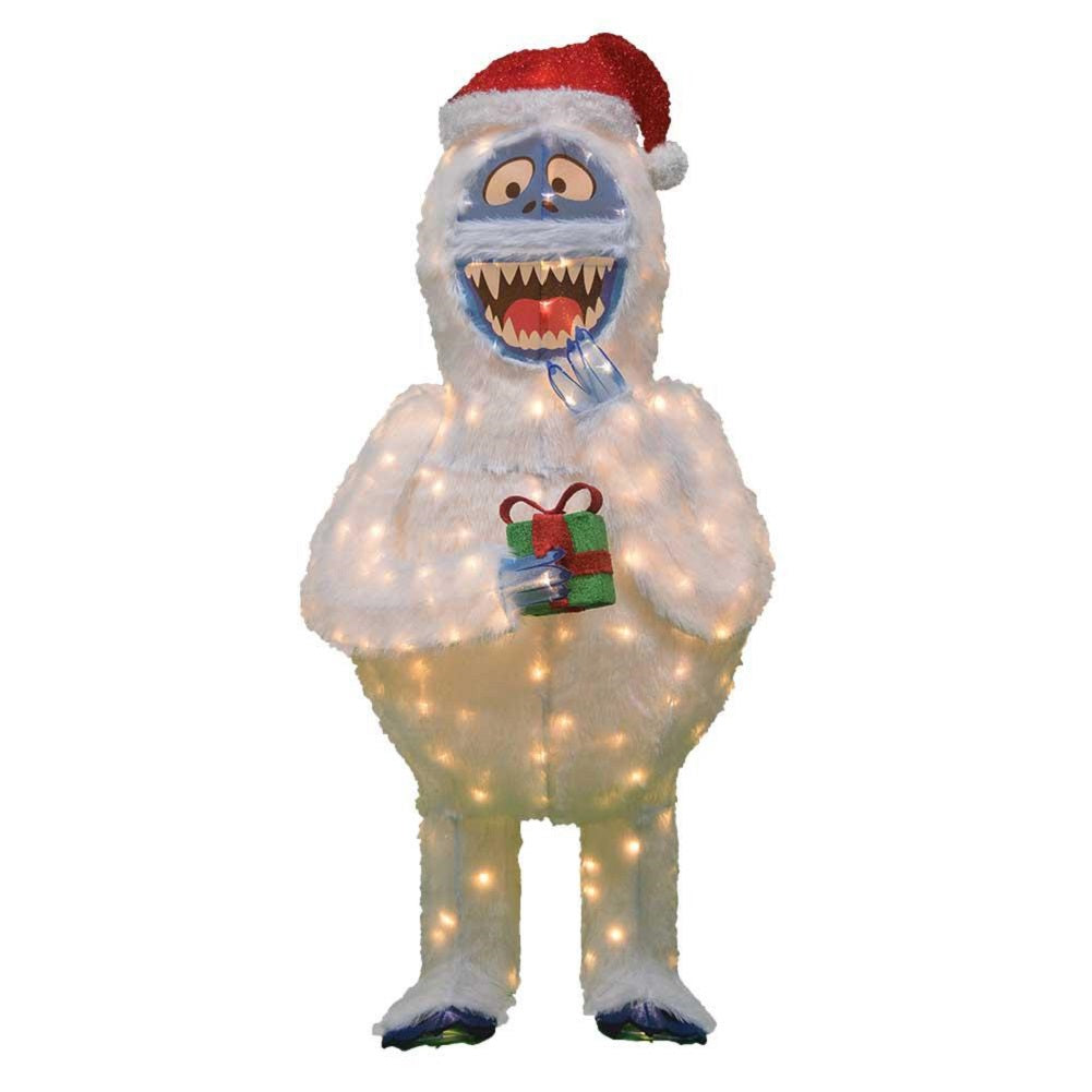 Pre-lit Rudolph the Red Nosed Reindeer Yard Art 3D LED 60 inch Bumble