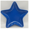 Melamine 6" Solid Blue Star Appetizer Plate (12-Pack)