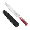 Guy Fieri Signature Forged High-Carbon Steel Knives, 8-inch Slicing Knife, Re...
