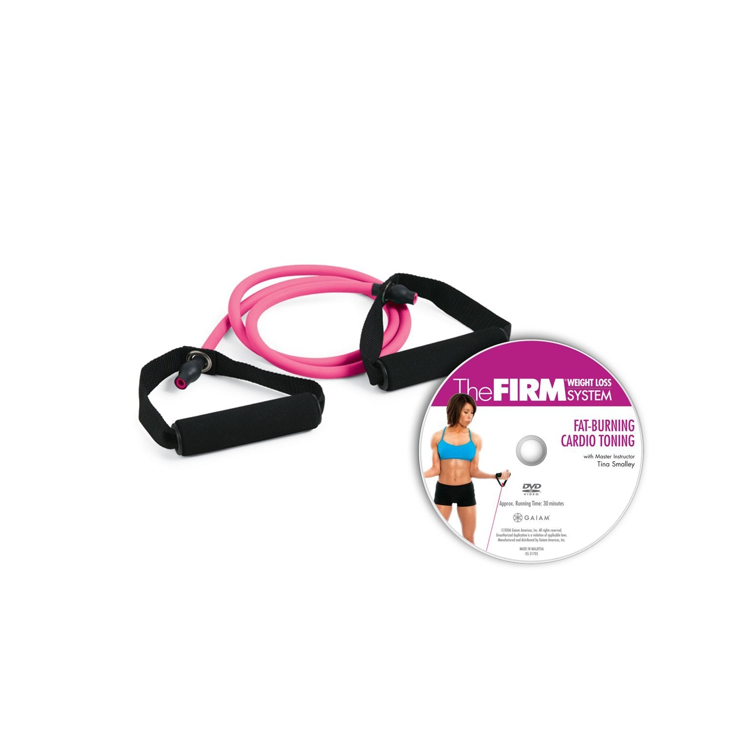 The Firm Resistance Cord with DVD, Pink (Light)