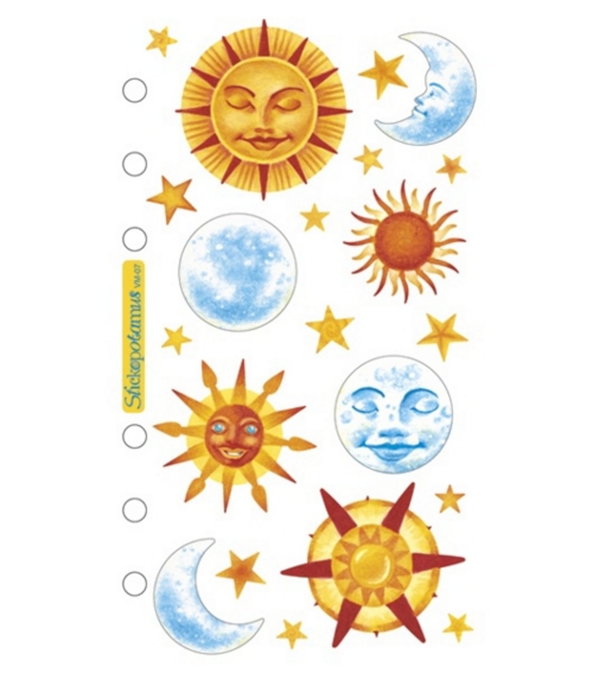 Sticko Vellum Stickers - Sun & Moons
