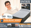 Intex Twin Deluxe Pillow Rest Fiber-Tech Raised Airbed