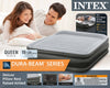 Intex Queen Deluxe Pillow Rest Fiber-Tech Airbed