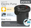 Intex Quick-Fill 12v-DC Electric Air Pump, Max. Air Flow 21.2CFM