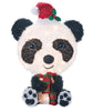 Holiday Time Light-Up Fluffy Panda 26-inch Tall