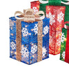 Holiday Time Light-Up Set of 3 Gift Boxes 10", 12" & 14"