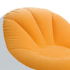 Intex Inflatable Colorful Cafe Chaise Lounge Chair w/ Ottoman (Orange)