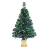 Holiday Time 32-inch Green Tinsel Fiber Optic Concord Christmas Tree