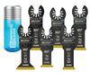 Imperial Blades ONE FIT Bi-Metal Storm Variety Pack with Carrying Case (6-Count)