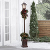 Holiday Time 6-Foot Pre-Lit Victorian Christmas Lamp Post Tree, Clear Lights