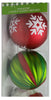 CG Hunter Holiday 6-Piece Shatter Resistant 6" Ornaments Red/Green/White