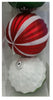 CG Hunter Holiday 6-Piece Shatter Resistant 6" Ornaments Red/Green/White