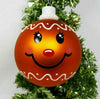 CG Hunter Glitter Christmas Ornament 4" Hand Painted Ornaments 6-Pack