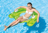 Intex Sit 'N Float Inflatable Lounges Green & Yellow 6-Pack 60" X 39"