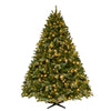 7.5 ft. Pre-Lit Grand Fir Quick Set Artificial Christmas Tree, Color Changing Lights