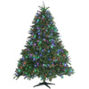 7.5 ft. Pre-Lit Grand Fir Quick Set Artificial Christmas Tree, Color Changing Lights