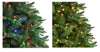 7.5ft Pre-Lit Harrison Fir Quick Set Artificial Christmas Tree, Color Changing
