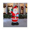 Airblown Inflatable 7 ft Waving Santa with Gift Present