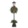 Home Accents Holiday Christmas 7' Woodmoore Lamp Post Warm, Warm White