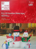 Home Accents Holidays 6.5 FT Snowman Family Holiday Scene Airblown Inflatable