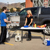 Lifetime 4-Foot Tailgate Table with Heavy Duty Grill Rack