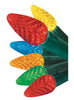 GE StayBright 100 LED C9 Lights on a Reel Multi Color