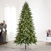 GE 7.5-ft Pre-lit Just Cut Colorado Spruce Artificial Christmas Tree, White Lights