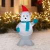 Holiday Time 4FT Light Up Inflatable Polar Bear