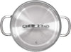 Iridescent Rainbow 8QT Stock Pot Encapsulated Base with Handles, Glass Lid